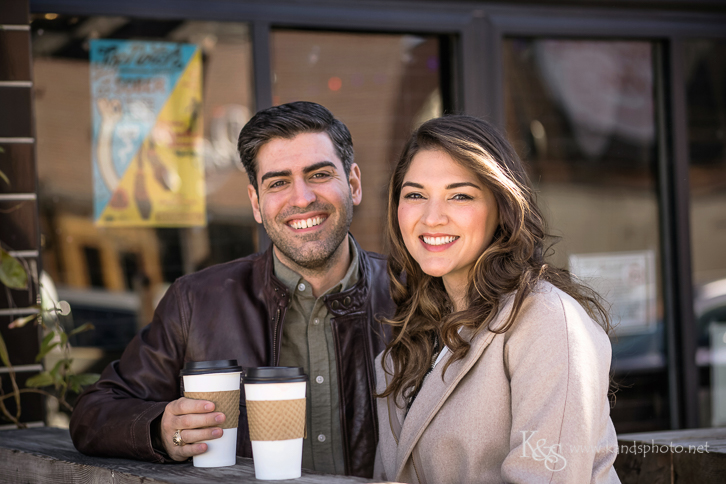 dallas truckyard engagement photograpy